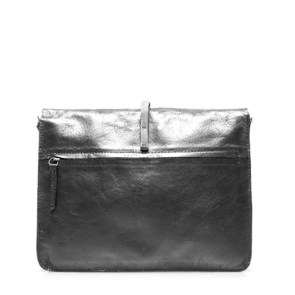 JO Navy Leather Wire Purse With Adjustable Strap - Picture 2 of 3